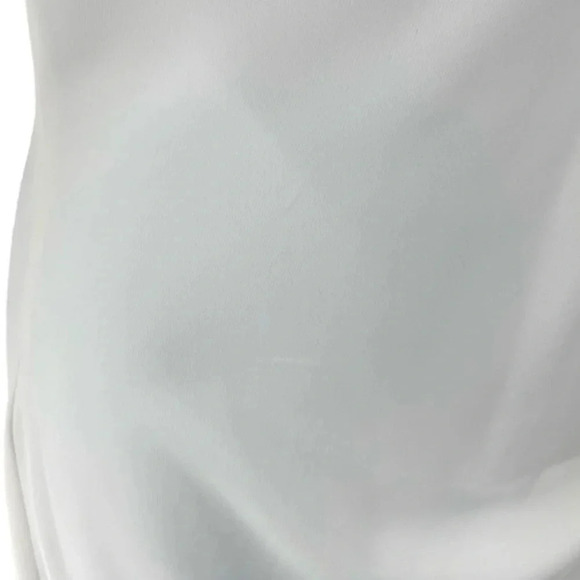 Amanda Uprichard | Maxwell Halterneck Asymmetrical Mini Dress in Ivory Size M - Picture 9 of 12